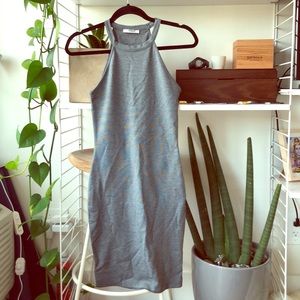 Gray Zara halter dress